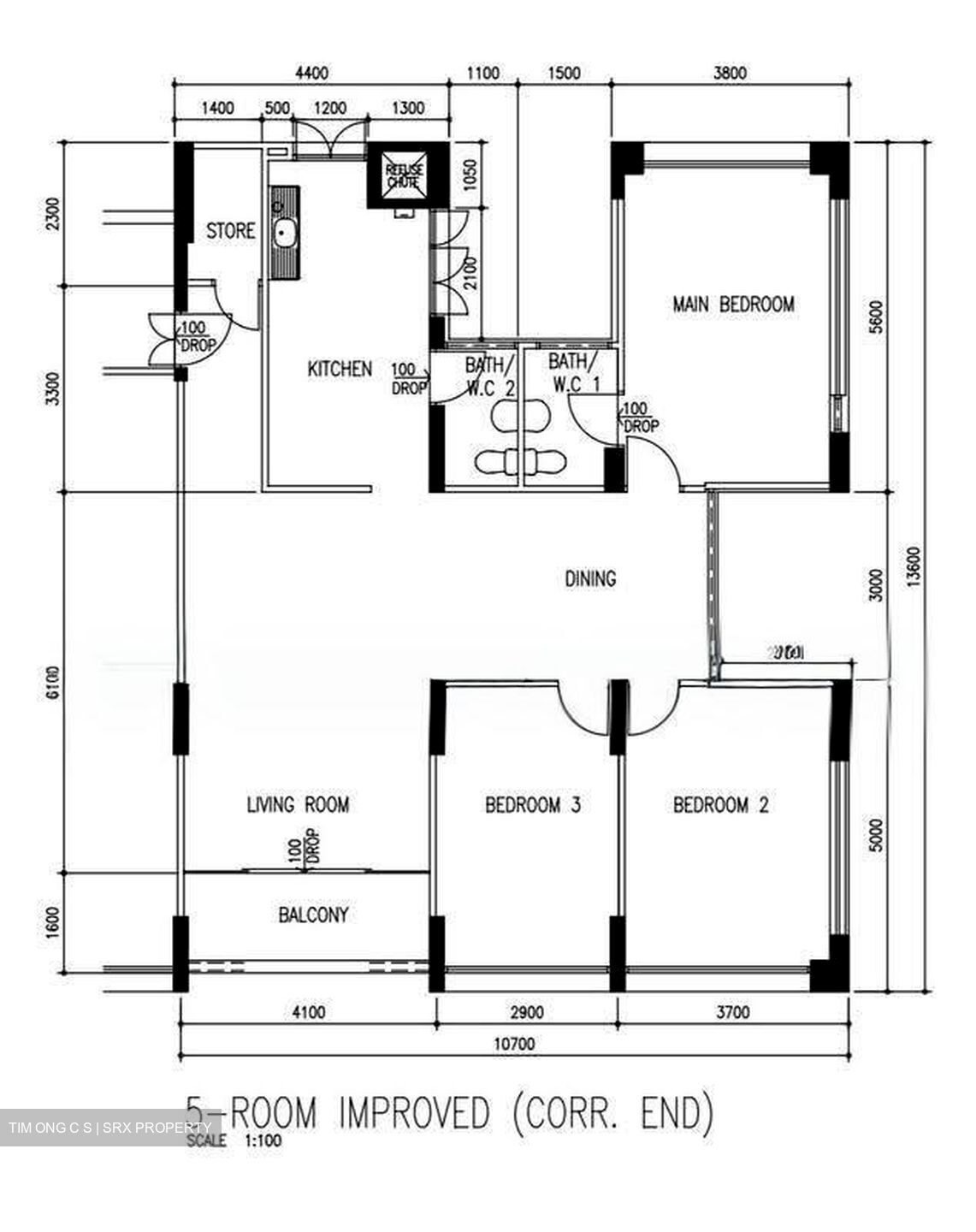 Blk 238 Lorong 1 Toa Payoh (Toa Payoh), HDB 5 Rooms #639544511